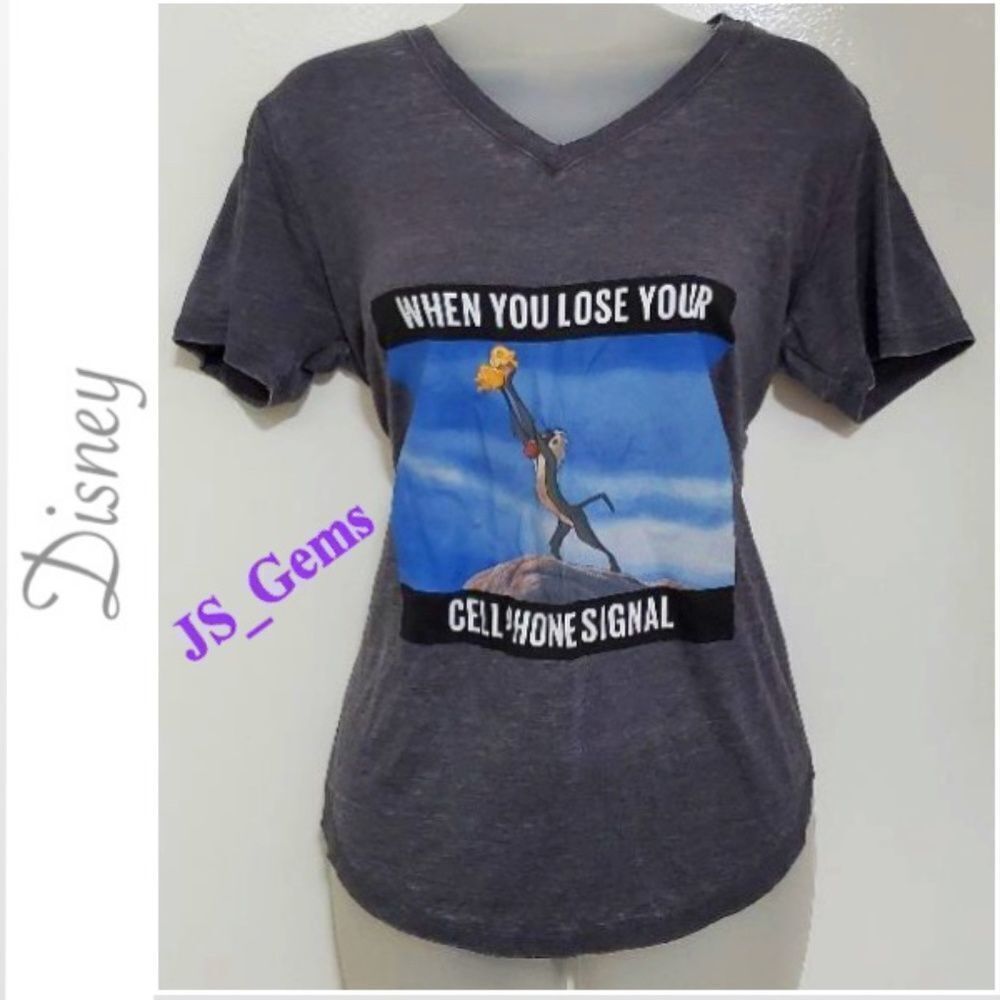 New Disney High Low Grey Pajama